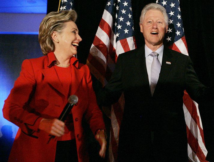 Clinton hjónin hafa ástæðu til að fagna.