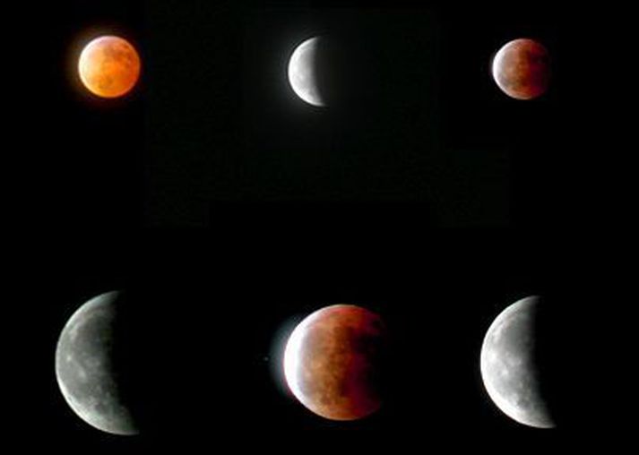 Tunglmyrkvi í Reykjavík sem sást í mars árið 2007.