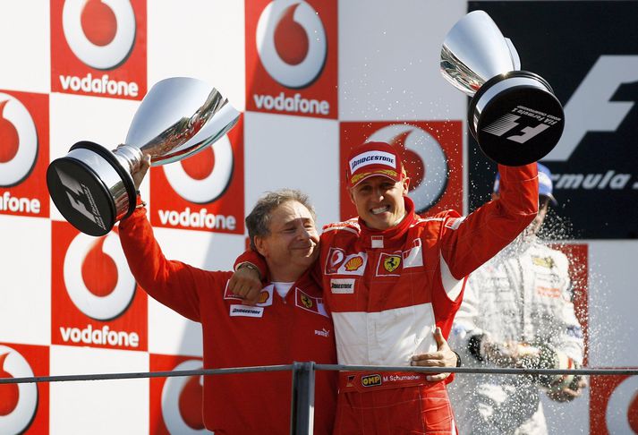 Jean Todt og Michael Schumacher unnu ófáa titlana saman.