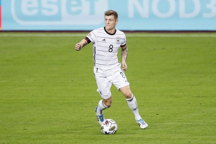 Íslenska liðið þarf ekki að hafa áhyggjur af Toni Kroos á fimmtudaginn.