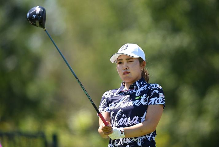 Hin japanska Ayaka Furue er með forystu eftir fyrsta hring á Evian meistaramótinu.