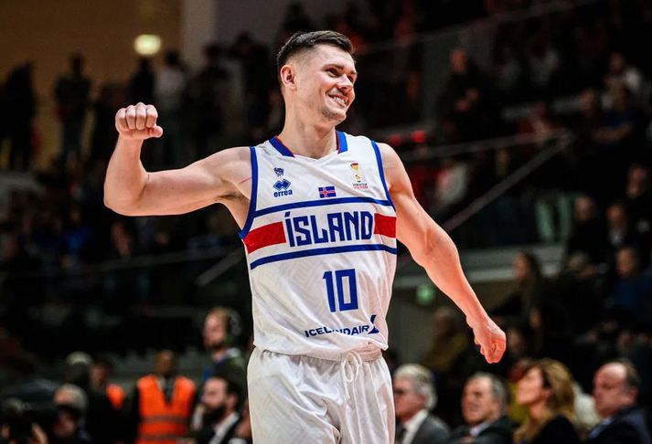 Elvar Már Friðriksson átti frábæran leik á Ítalíu í kvöld.