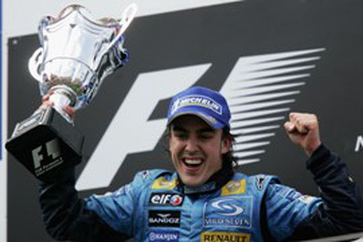 Alonso varð tvisvar heimsmeistari hjá Renault