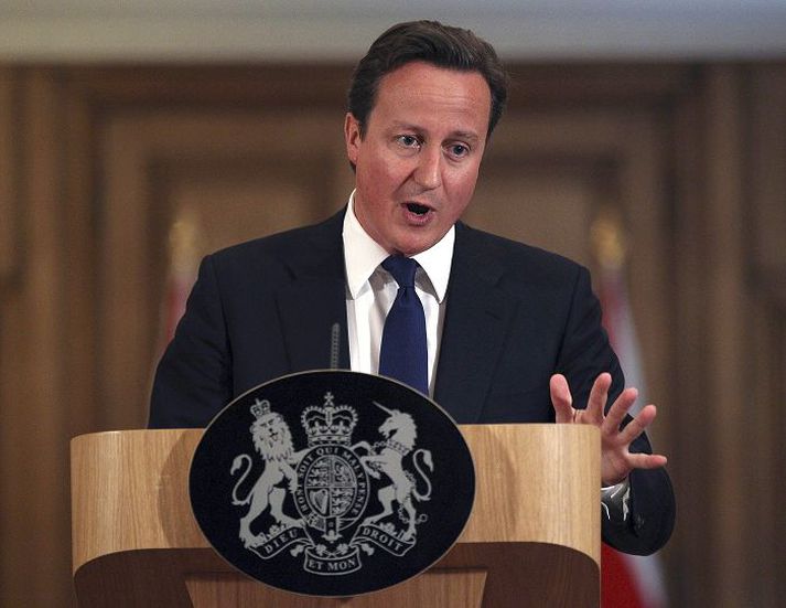 Til sölu? David Cameron hafnar því alfarið að hægt sé að kaupa sér aðgang að stefnumótunarvinnu Íhaldsflokksins.
Fréttablaðið/ap