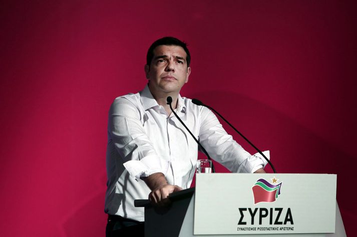 Alexis Tsipras sagði af sér embætti forsætisráðherra Grikklands í síðustu viku.