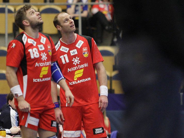 Ólafur Stefánsson og Róbert Gunnarsson.