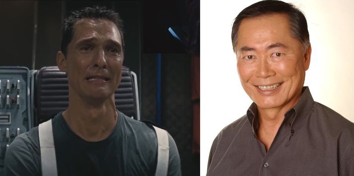 Matthew McConaughey og George Takei.