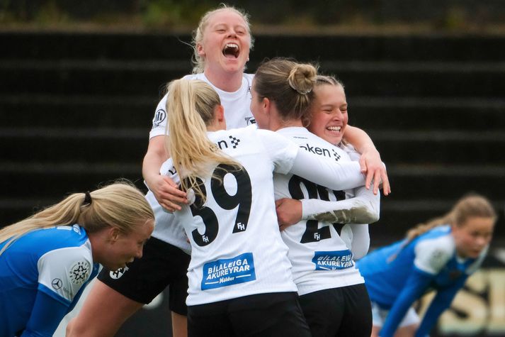 FH skoraði sigurmark leiksins rétt fyrir lokaflautið.