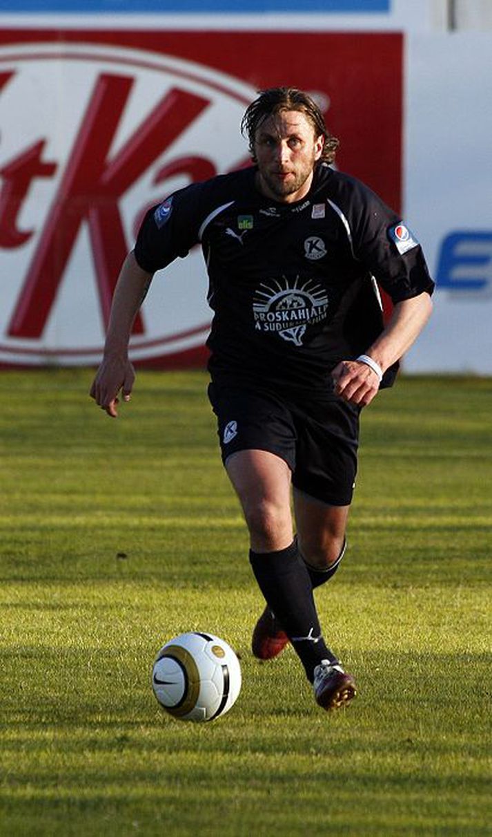 Guðmundur Steinarsson er með tvö mörk og sjö stoðsendingar í sumar.