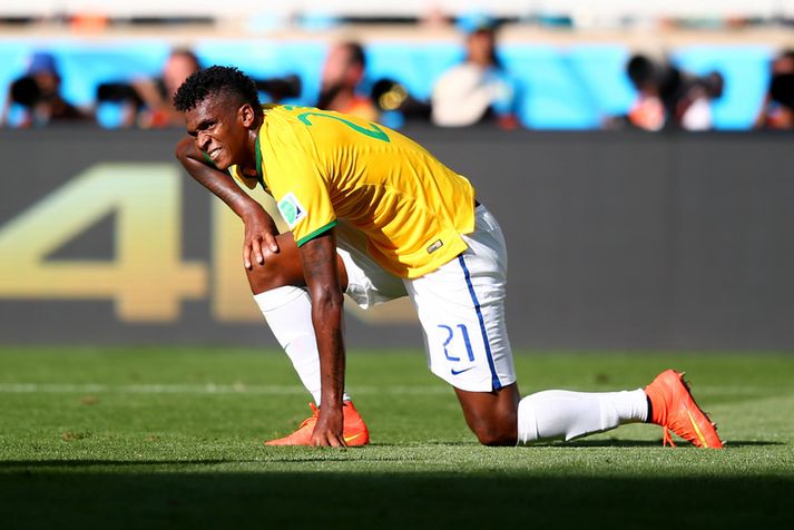 Jo í leik með Brasilíu á HM í sumar.
