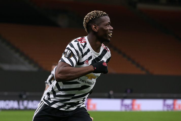 Eftir nokkurra vikna fjarveru sneri Paul Pogba aftur í lið Manchester United í gær og skoraði sigurmarkið gegn AC Milan.