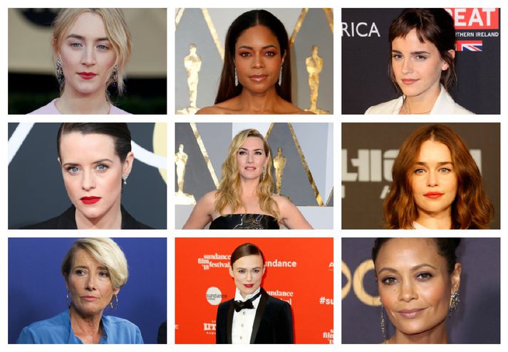 Meðal þeirra sem skrifa undir bréfið eru Saoirse Ronan, Naome Harris, Emma Watson, Claire Foy, Kate Winslet, Emilia Clarke, Emma Thompson, Keira Knightley og Thandie Newton.