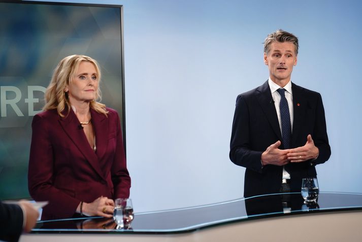 Heiða Björg og Pétur slást um oddvitasætið.