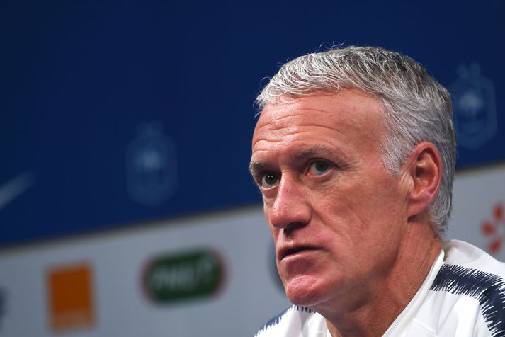 Didier Deschamps, landsliðsþjálfari Frakka.