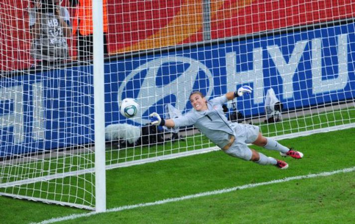 Hope Solo var hetja BNA.