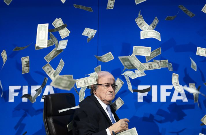 Sepp Blatter, forseti FIFA.