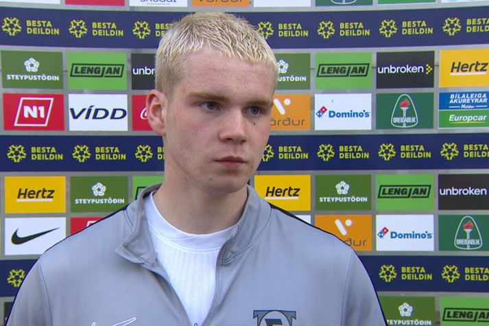 Gils stóð svo sannarlega sína vakt fyrir FH í kvöld og skoraði tvö mörk.