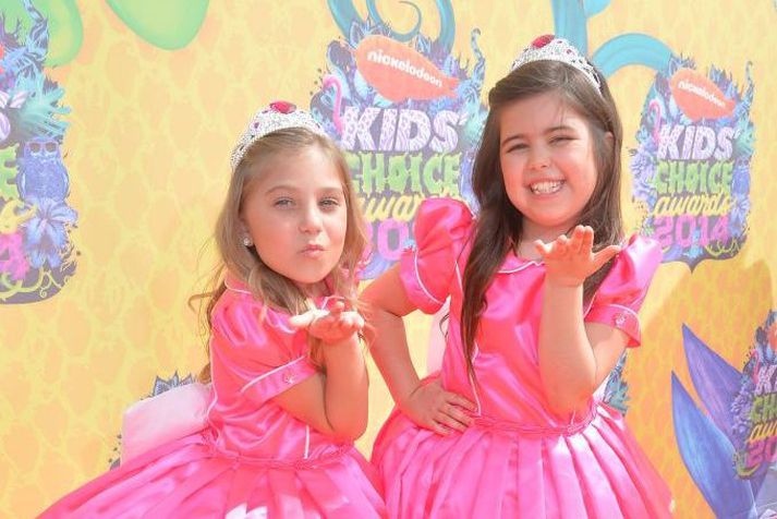 Sophia Grace og Rosie slógu eftirminnilega í gegn í þáttunum The Ellen DeGeneres Show fyrir um tíu árum síðan.