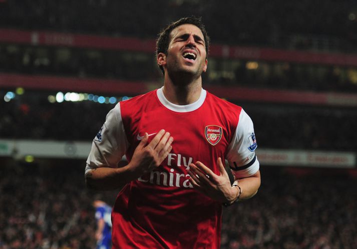 Cesc Fabregas í leik með Arsenal.