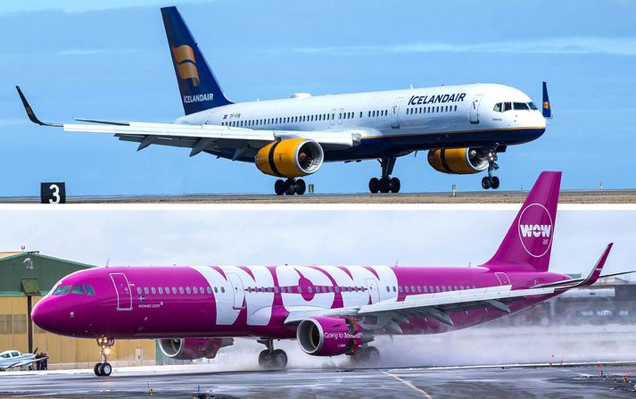 115 flugmönnum var sagt upp störfum hjá Icelandair um helgina vegna árstíðabundinna sveiflna í ferðamannaþjónustu hér á landi.