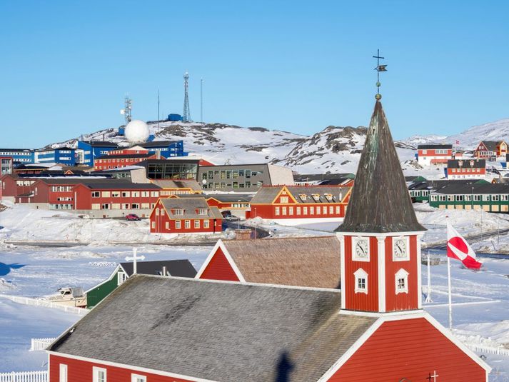 Frá Nuuk, höfuðborg Grænlands.