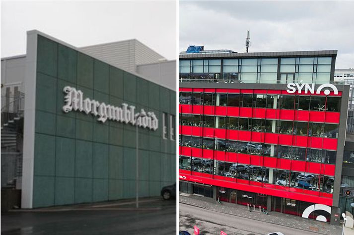 Höfuðstöðvar Árvakurs, útgáfufélags Morgunblaðsins, og höfuðstöðvar Sýnar, sem rekur meðal annars fréttastofu Sýnar, Vísis og Bylgjunnar.