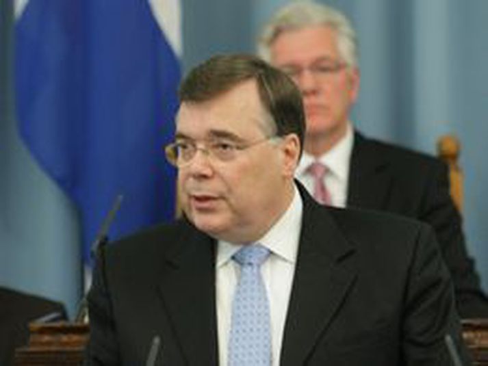 Geir H. Haarde, forsætisráðherra.