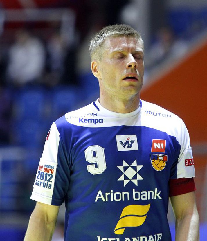 Guðjón Valur Sigurðsson fór á kostum á Evrópumótinu í Serbíu.