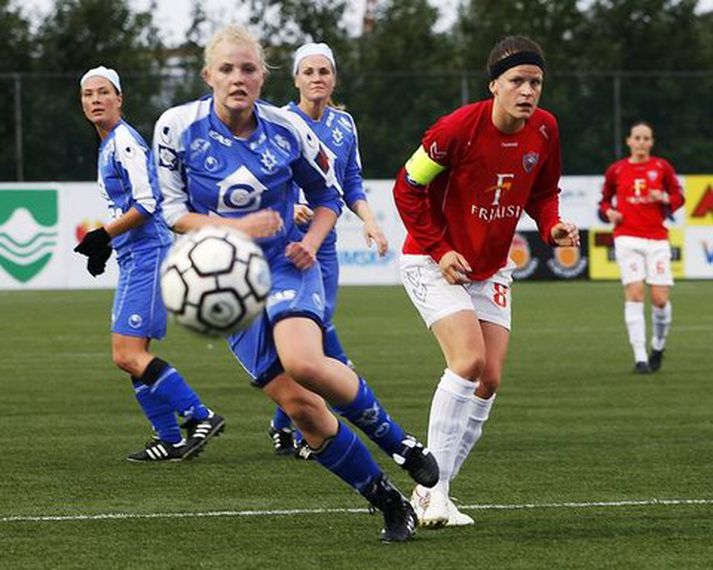 Stjarnan er á toppnum í Pepsi-deild kvenna.