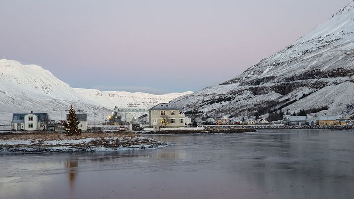 Um tíu manns þurfa að yfirgefa heimili sín á Seyðisfirði vegna snjóflóðahættu.