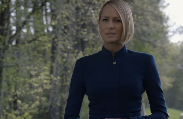 Robin Wright er Claire Underwood.