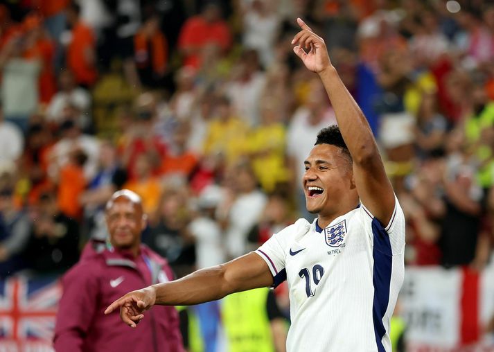 Ollie Watkins hefur beðið eftir sínum séns og nýtti hann vel. Sigurmarkið kom honum sjálfum ekkert á óvart.