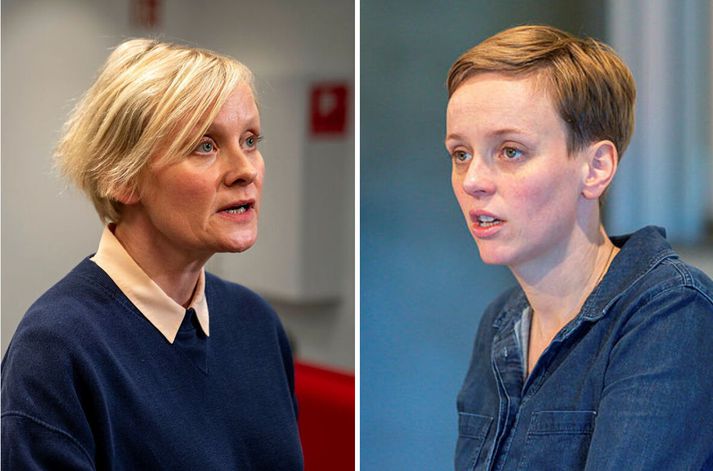 Sólveig Anna á erfitt með að skilja yfirlýsingar Höllu Gunnarsdóttur um tillögur dómsmálaráðherra um dvalarleyfismál.