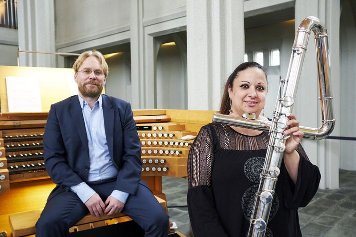 Steingrímur og Pamela hafa ekki komið fram saman síðan 2016 og þá í Hallgrímskirkju. Þau endurtaka leikinn í dag. 