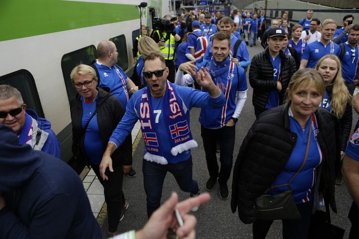 Það er eflaust mikið fjör í hópnum í Finnlandi í dag.