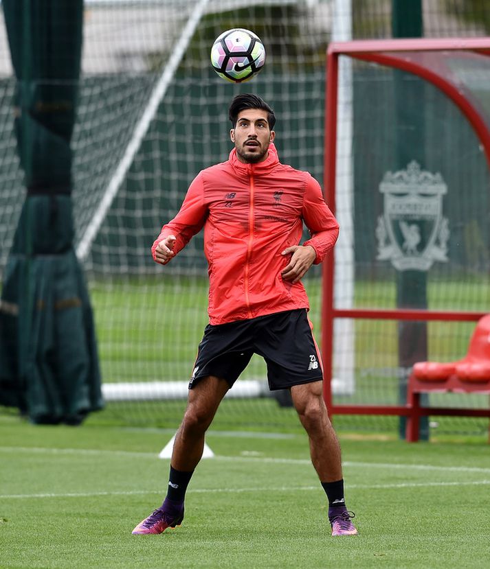 Emre Can á æfingasvæðinu.