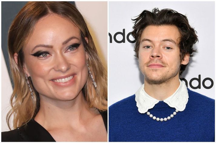 Olivia Wilde og Harry Styles eru sögð hafa mætt saman í brúðkaup um helgina.