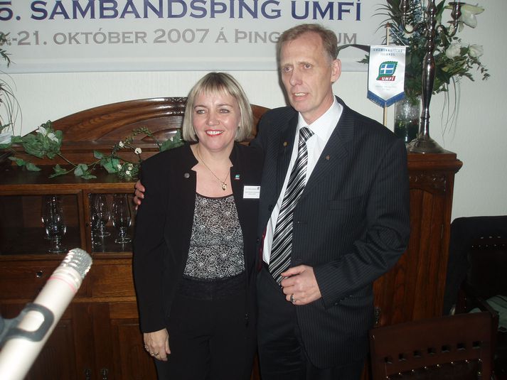 Helga Guðrún Guðjónsdóttir og Björn B. Jónsson.