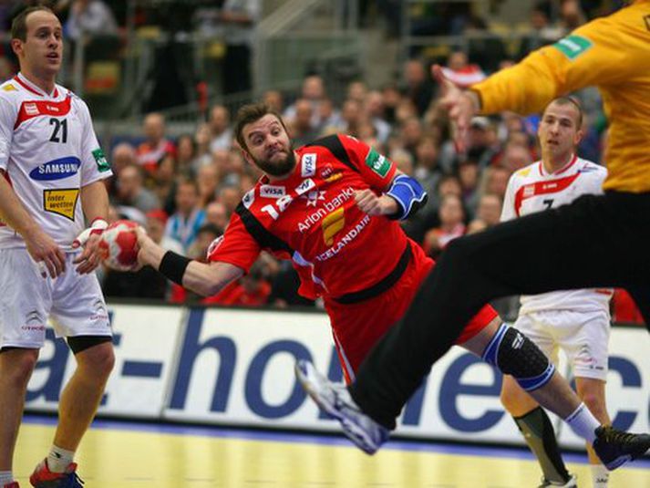 Róbert Gunnarsson nýtti öll sex skotin sín í leiknum.