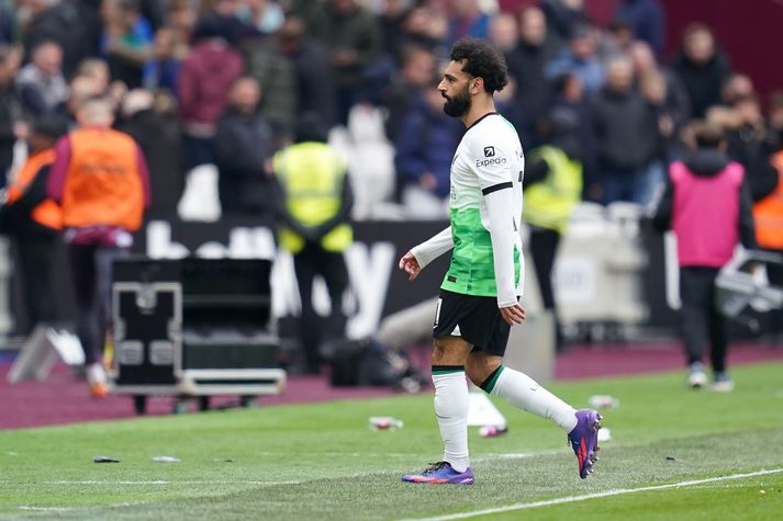 Mohamed Salah hefur verið gagnrýndur fyrir frammistöðu sína að undanförnu.