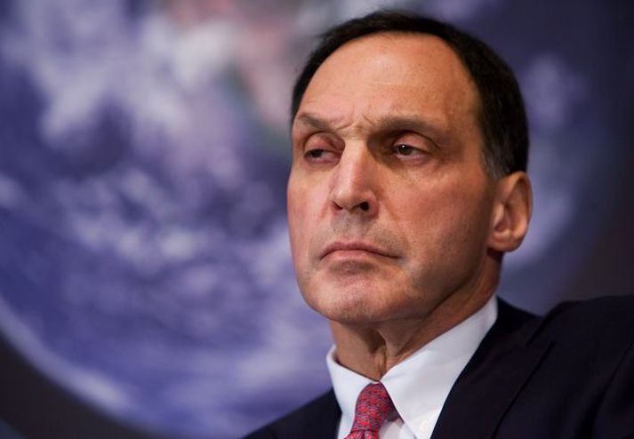 Richard Fuld, forstjóri Lehman Brothers, hefur þráfaldlega sagt að bankinn eigi ekki við erfiðleika að etja. Fréttablaðið/AFP