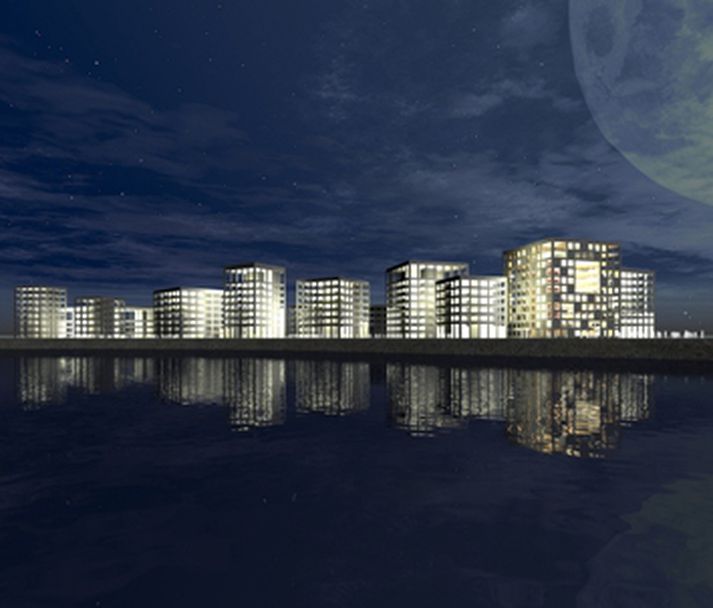 Verðlauna hugmynd Arkitekthuset Monarken