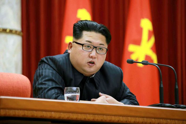 Kim Jong Un, einræðisherra Norður-Kóreu.