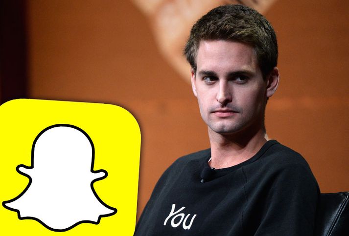 Evan Spiegel stofnaði Snapchat í háskóla árið 2011. Nú er fyrirtækið metið á 2.100 milljarða króna.