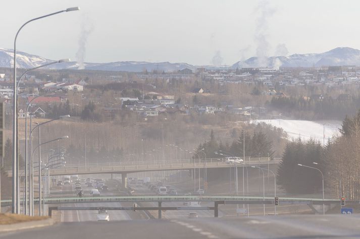 Svifryk mælist hátt víða á höfuðborgarsvæðinu. Mynd úr safni.