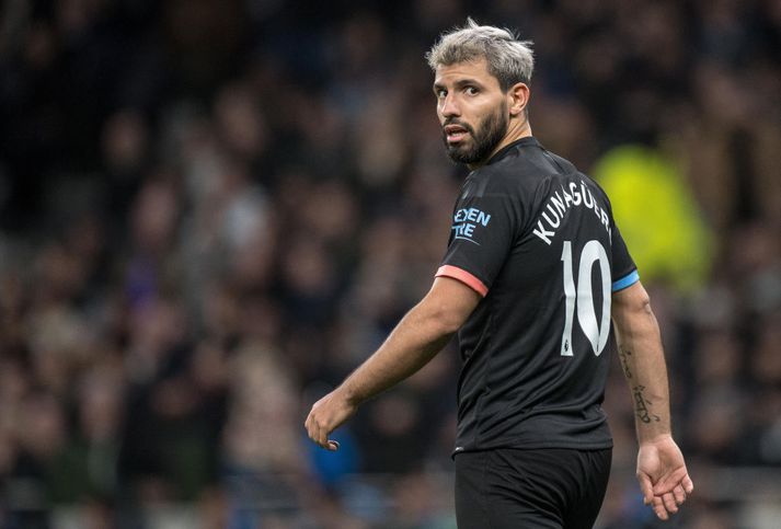 Sergio Aguero og félagar hans spila ekki í dag.