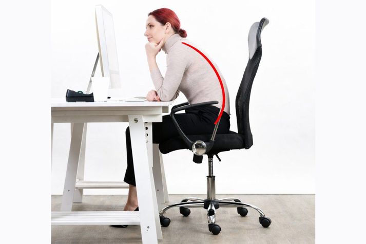 „Mörg okkar sitja við vinnu í 8 til 10 tíma yfir daginn. Stóllinn er miklu mikilvægari en við getum ímyndað okkur,“ segir Guttormur Brynjólfsson naprapati.