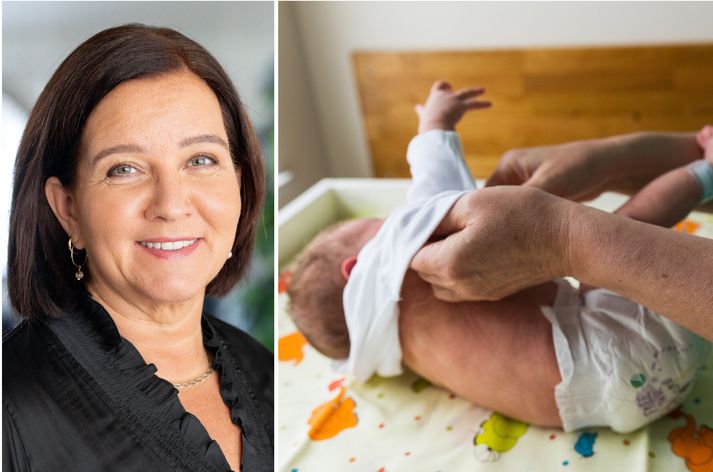 Unnur Berglind Friðriksdóttir er formaður Ljósmæðrafélags Íslands. Myndin er af fæðingardeild Landspítalans og er úr safni.