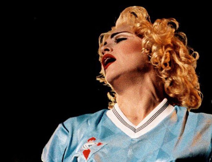 Madonna var á hápunkti frægðar sinnar þegar hún mætti á heimavöll Celta Vigo og hélt tónleika.