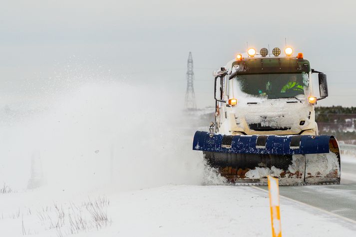 Mikillar vetrarþjónustu hefur verið þörf í vetur.